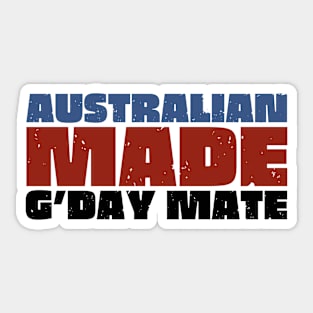 Australian Made G'day Mate Sticker